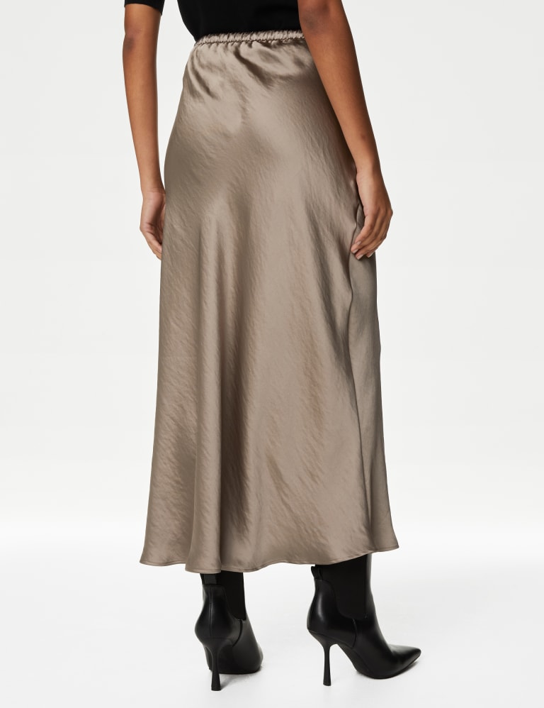 Satin Midaxi Slip Skirt 5 of 5