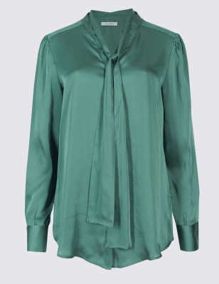 Marks and sale spencer satin blouse