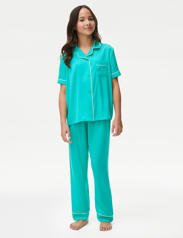 Nursing nightgown with satin belt, Pyjamas and Loungewear