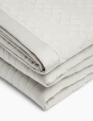 quilted bed throws sale