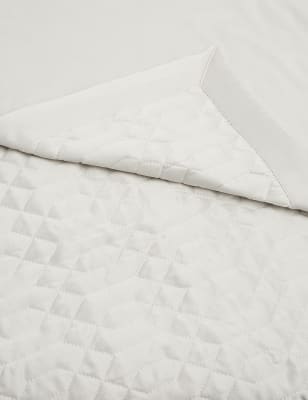 marks and spencer quilted throw