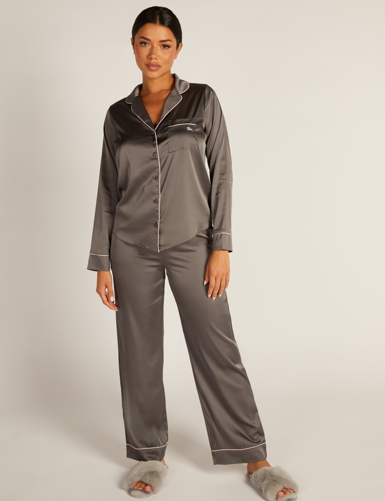 M&s ladies hotsell satin pjs