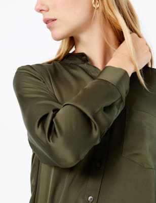 marks and spencer satin blouse