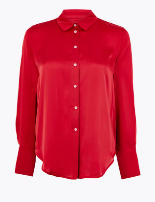 satin blouse marks and spencer