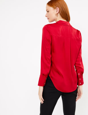 satin blouse marks and spencer