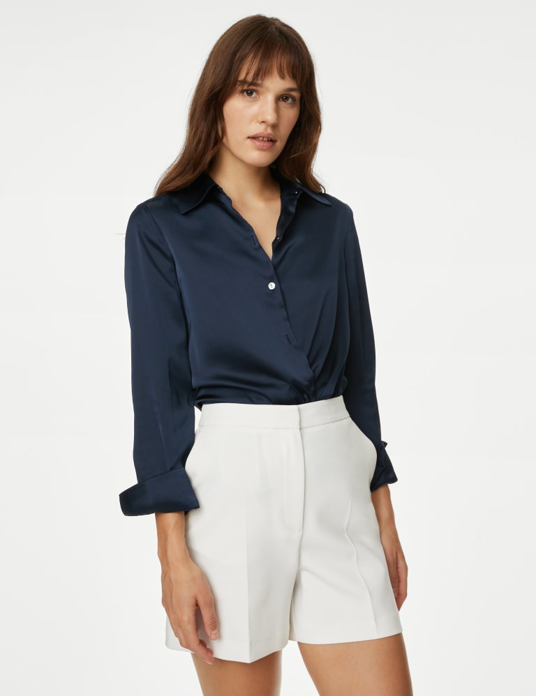 Marks and spencer satin blouse new arrivals