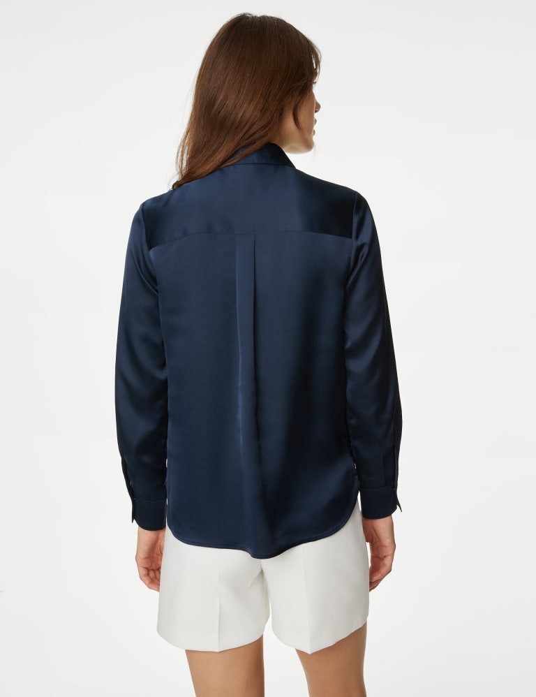 Marks and spencer satin sales blouse