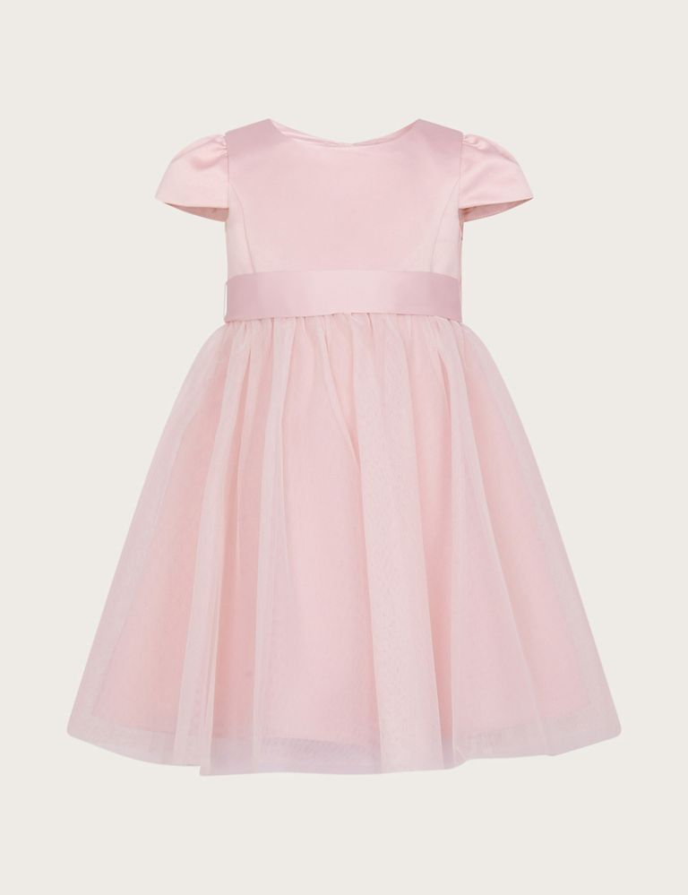 Satin Tulle Occasion Dress (0-3 Yrs) 1 of 1