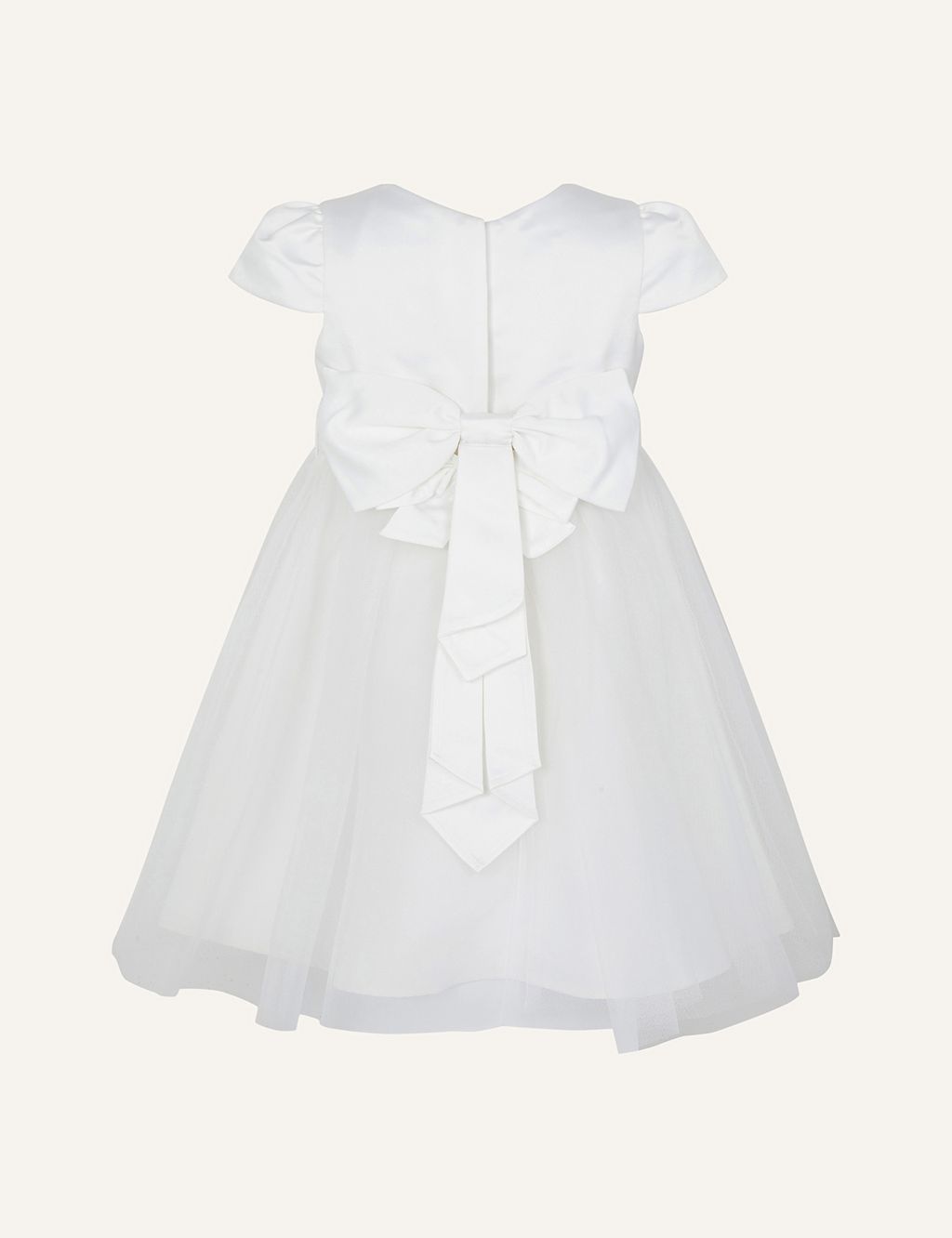 Satin Tulle Occasion Dress (0-3 Yrs) 1 of 3