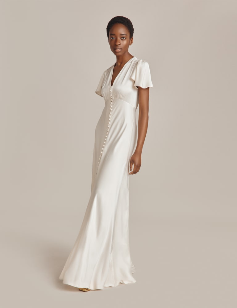 Ghost silk best sale dress