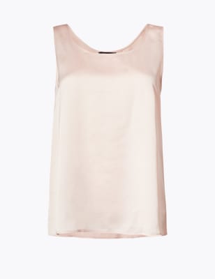 satin vest top