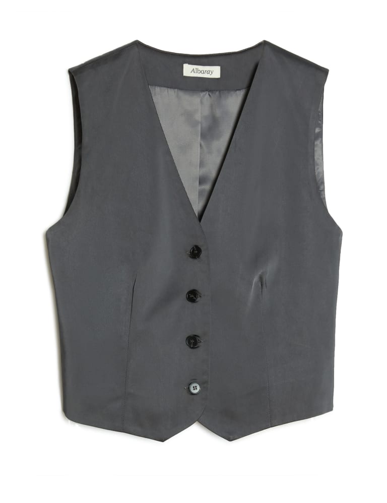 Marks and spencer grey waistcoat top