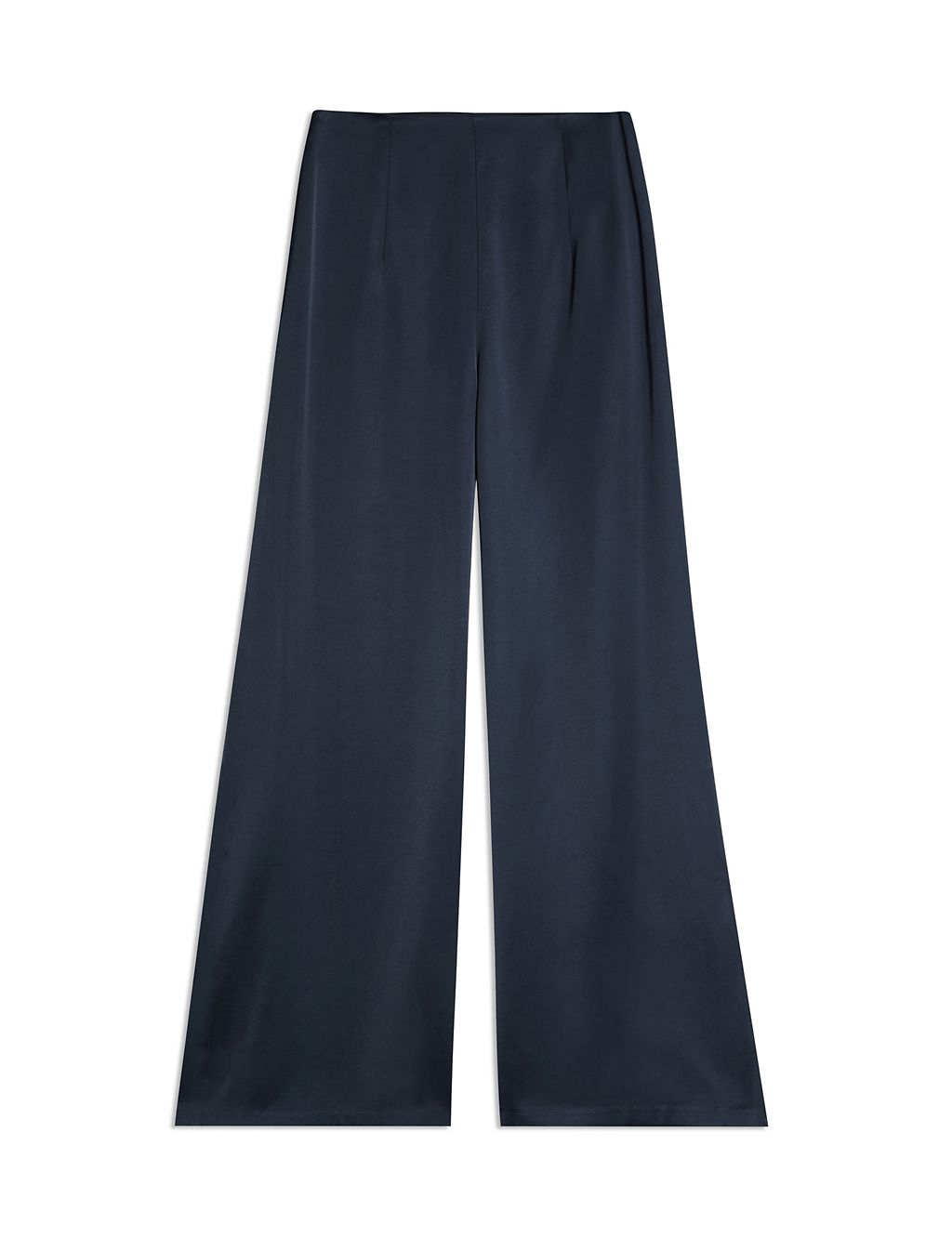 Satin Wide Leg Trousers 1 of 6