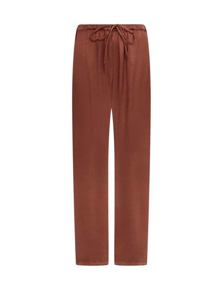 Satin Wide Leg Trousers 2 of 3