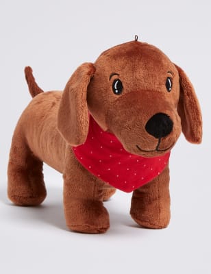 Cuddly sausage dog clearance toy