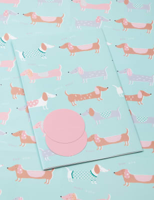 Sausage Dogs Wrapping Paper M&S