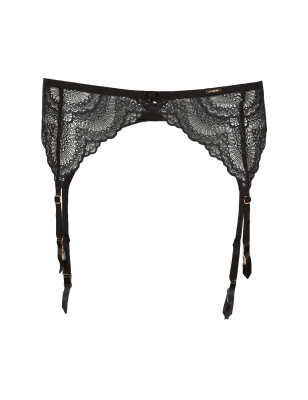 marks and spencer black suspender belt