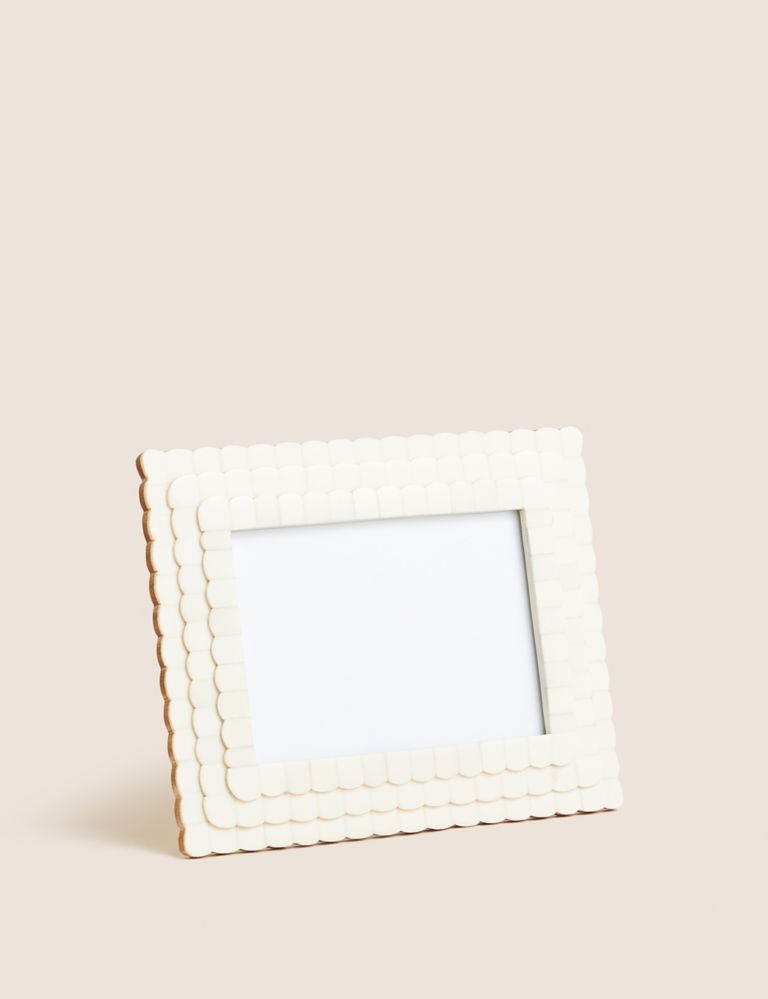 Scalloped Photo Frame 5x7 Inch | M&S Collection | M&S