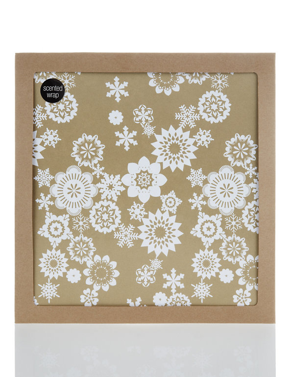 Scented Snowflakes Scented Wrapping Paper Image 1 of 2