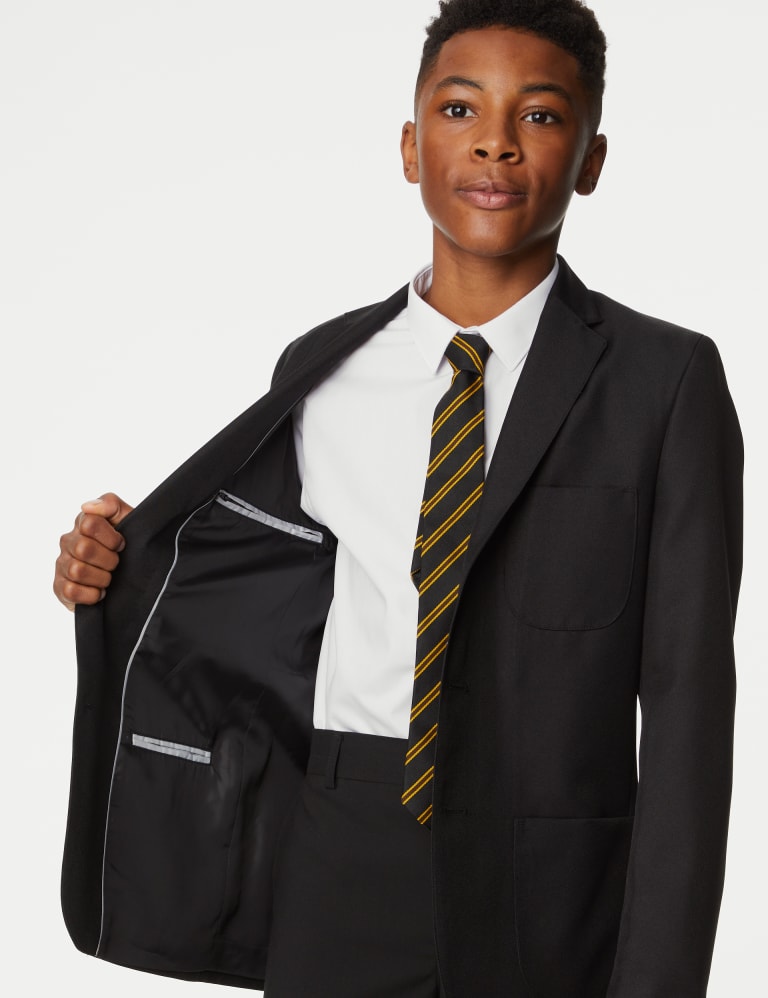 School Boys Regular Fit Blazer 3 16 Yrs M S Collection M S