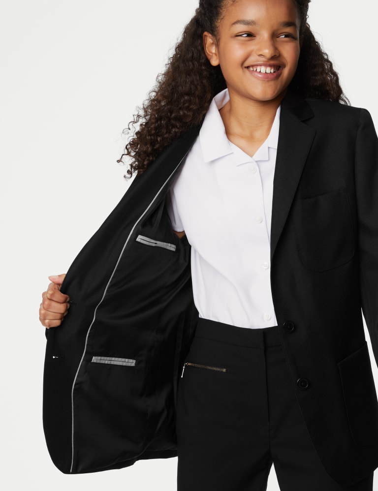 School Girls' Regular Fit Blazer (3-16 Yrs) 5 of 6