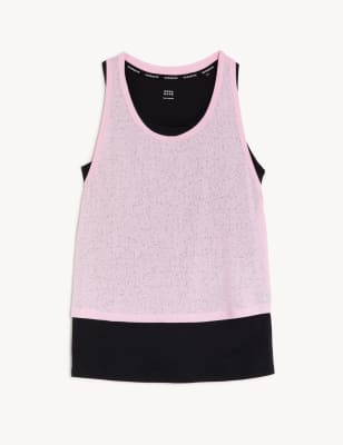 Scoop Neck 2-in-1 Sleeveless Vest Top Image 2 of 8