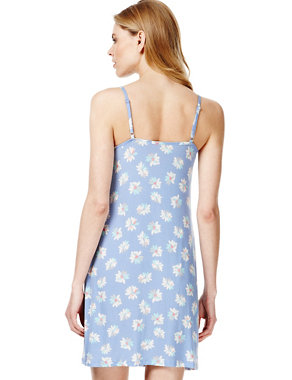 Scoop Neck Floral Chemise Image 2 of 3