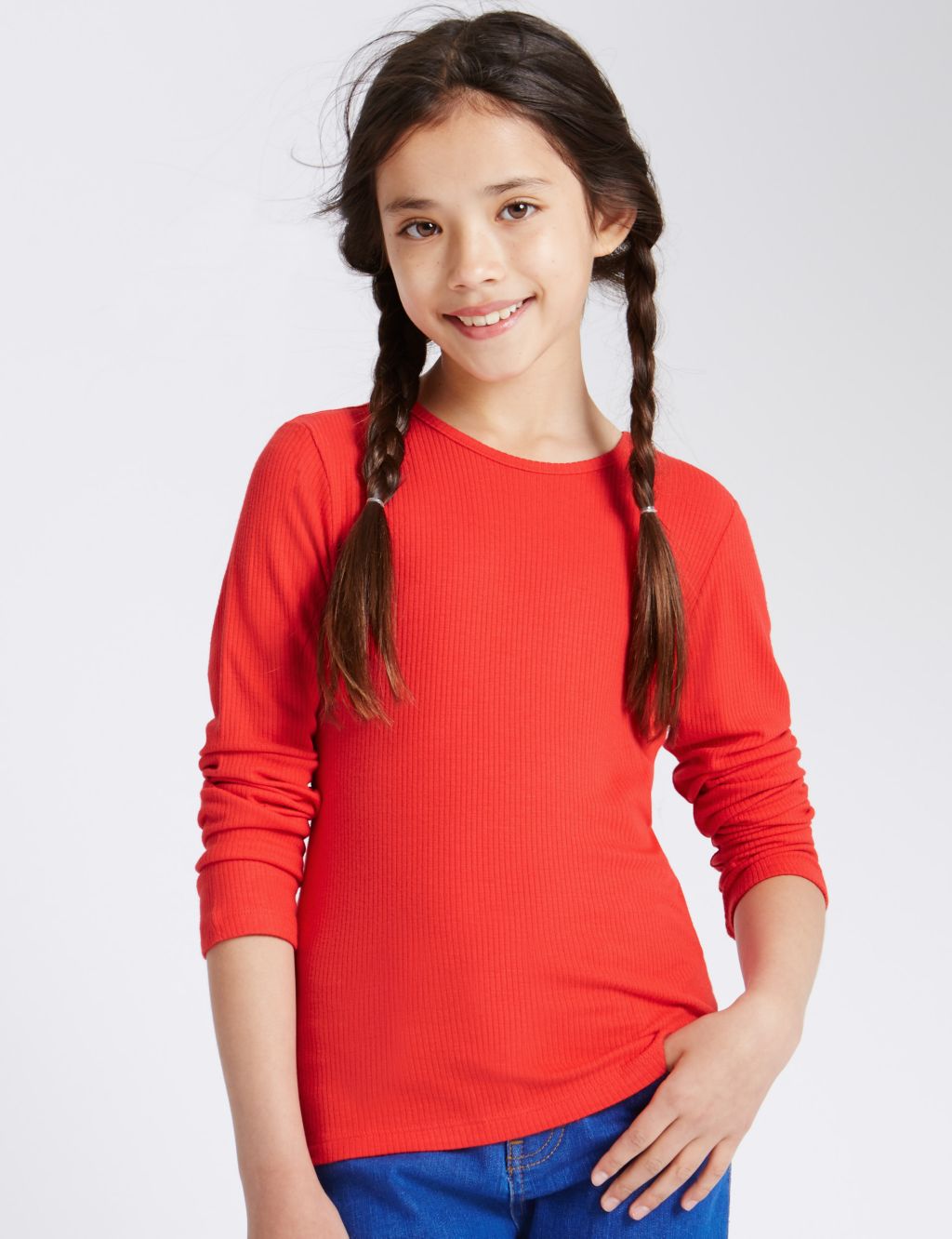 Scoop Neck Long Sleeve T-Shirt  (5-14 Years) 3 of 5