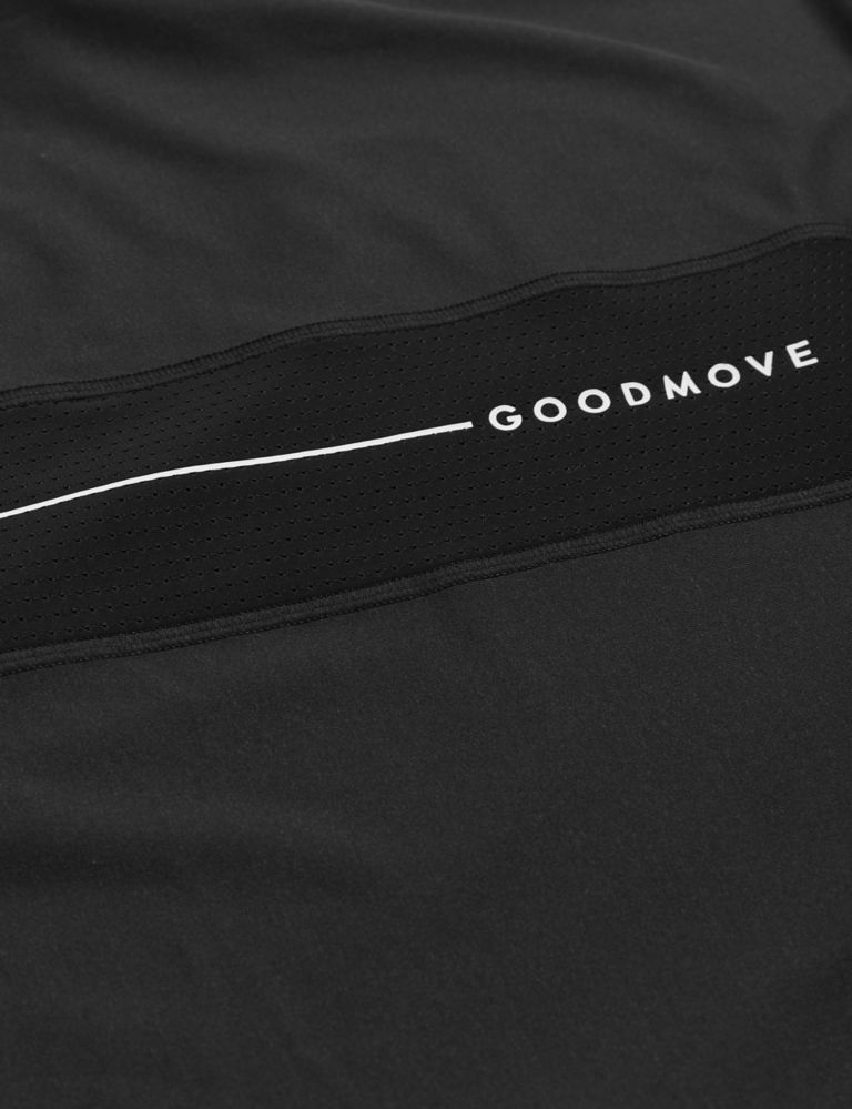Scoop Neck Mesh Back T-Shirt | Goodmove | M&S