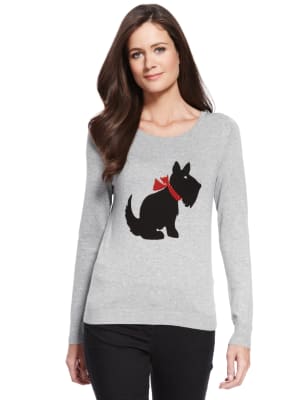 Scottie dog christmas store sweater