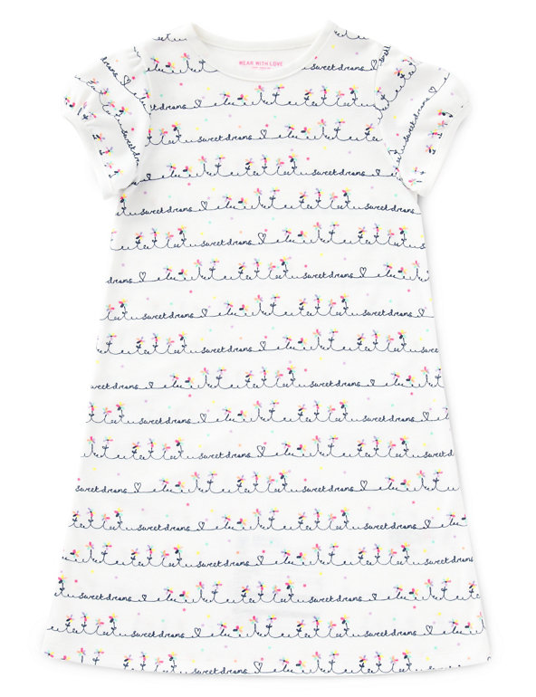 Scribble Nightdress (1-7 Years) Image 1 of 2
