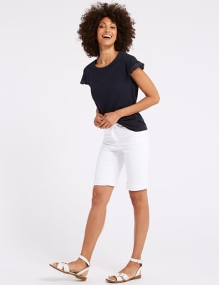m&s ladies denim shorts