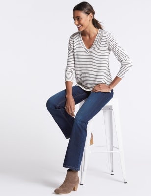 m&s sculpt and lift slim boot jeans