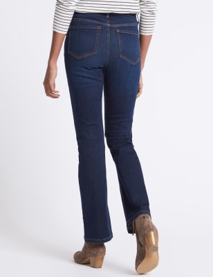 Mid rise slim 2025 boot leg jeans