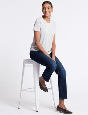 m&s sculpt and lift straight jeans