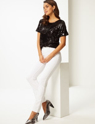 m&s sculpt and lift slim leg jeans