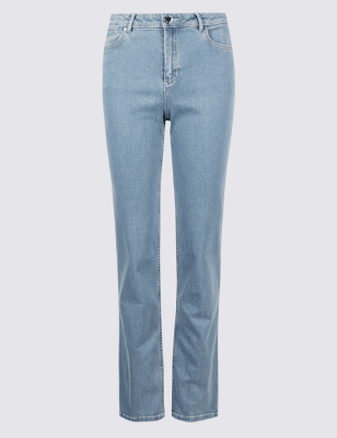 roma rise straight leg jeans