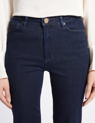 per una roma rise straight leg jeans