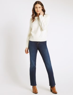 marks and spencer slim boot jeans