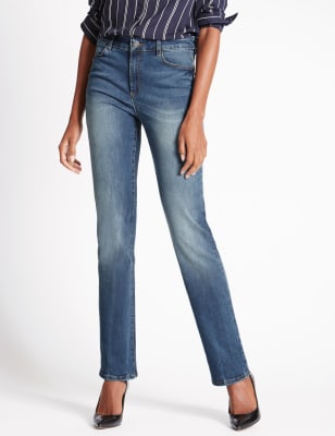 m&s sculpt and lift straight jeans