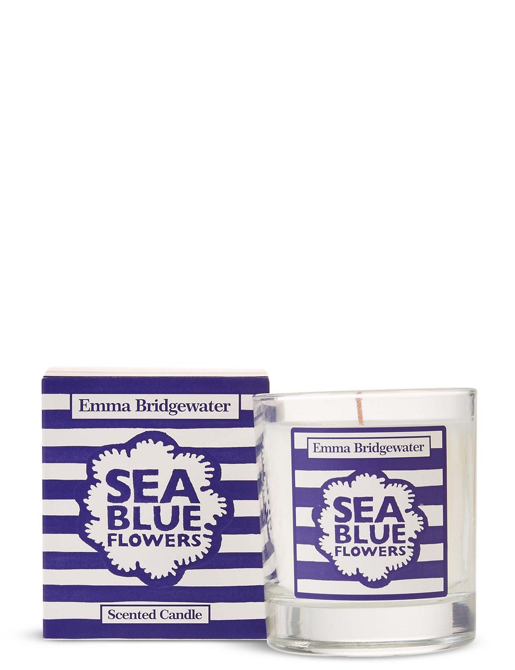 Sea Blue Flowers Candle 200g 1 of 2