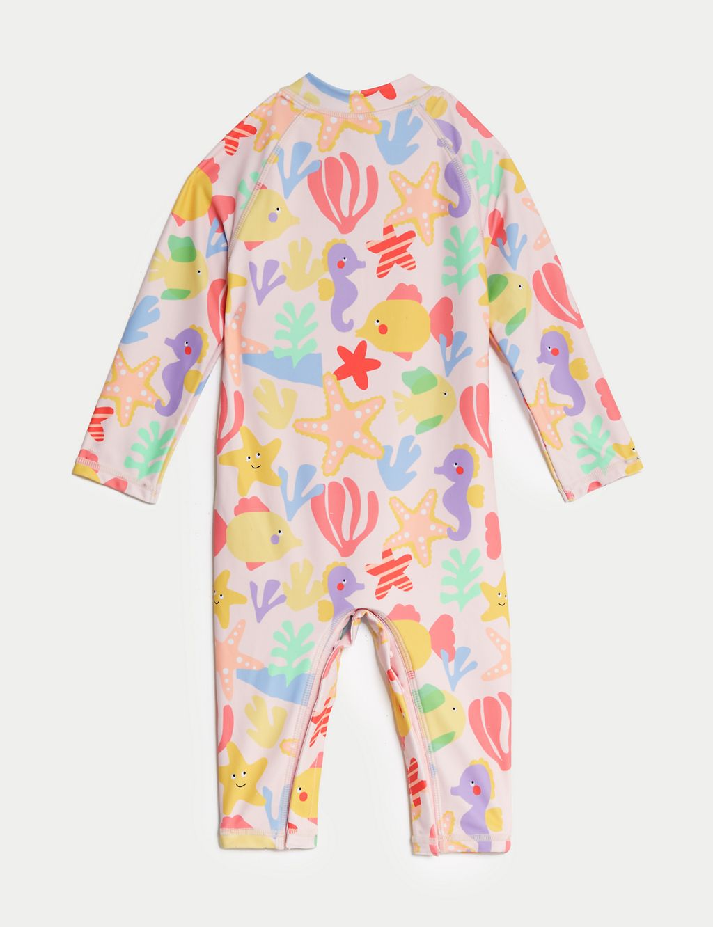 Sea Life Long Sleeve Swim All In One (0-3 Yrs) 1 of 3