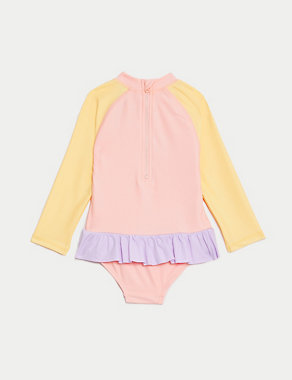 Seahorse Long Sleeve Swimsuit (0–3 Yrs) Image 2 of 3