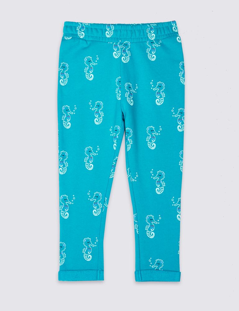 Seahorse Print Joggers (3 Months - 7 Years) 2 of 4