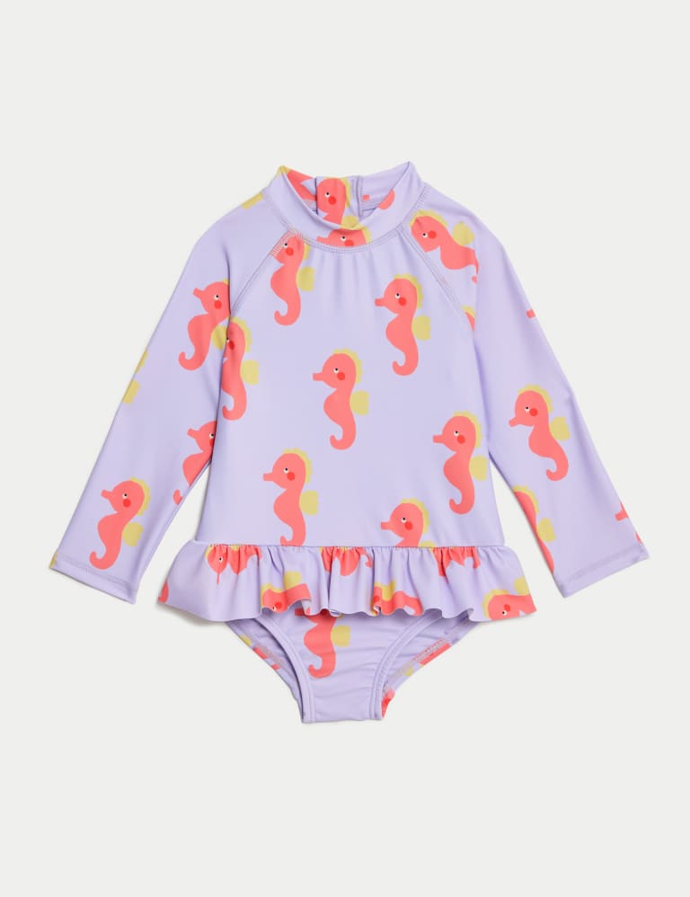 Seahorse Swimsuit (0-3 Yrs) 1 of 3