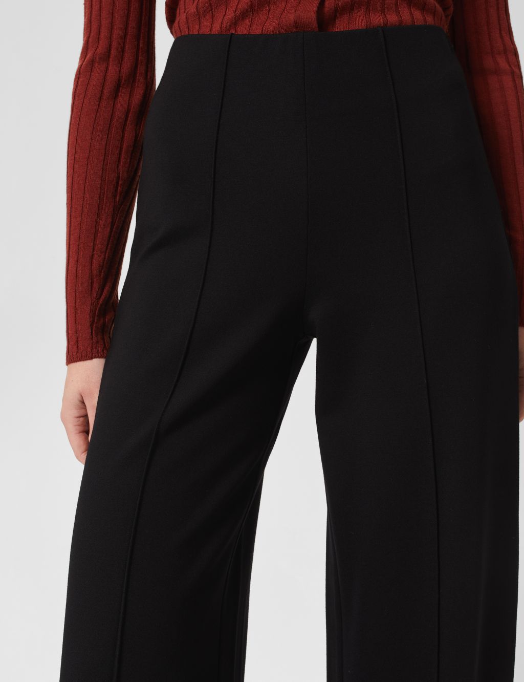 Seam Detail Wide Leg Trousers 2 of 5