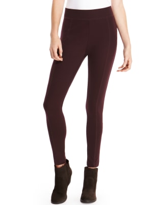 Seam Panel Ponte Leggings, Indigo Collection