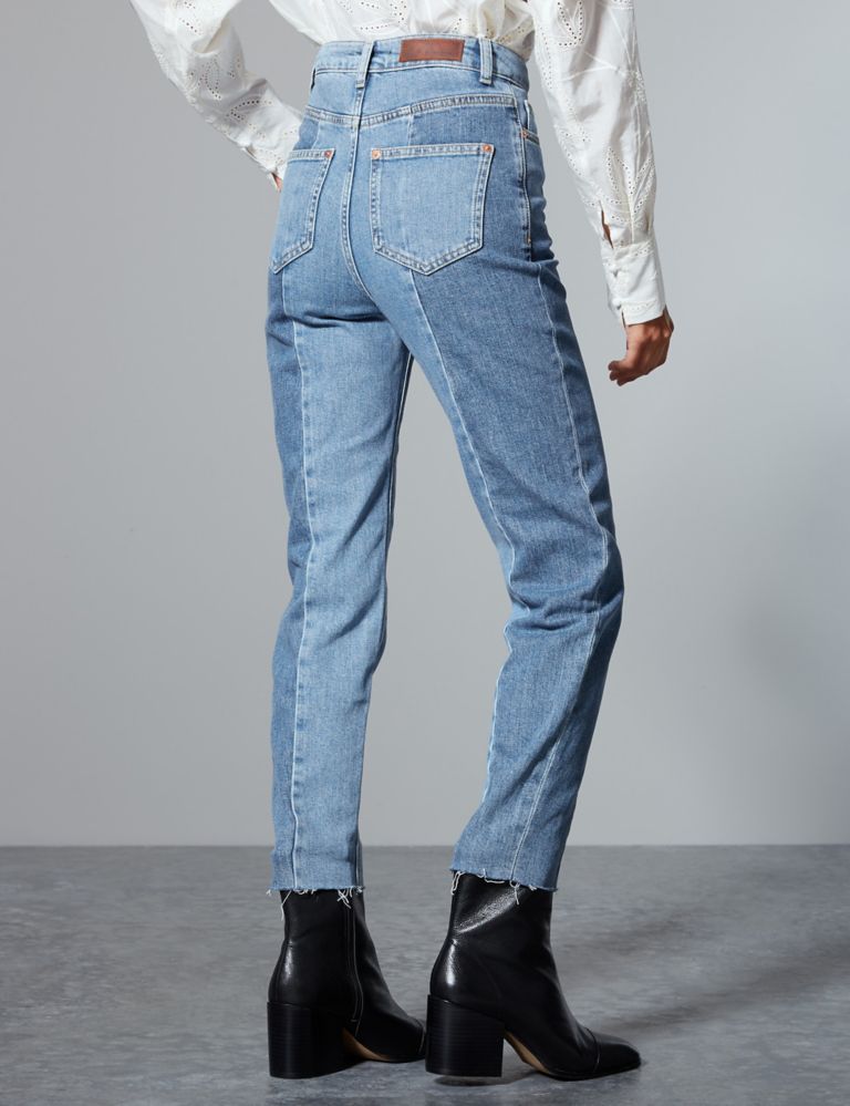 Seamed Straight Leg Jeans 4 of 6
