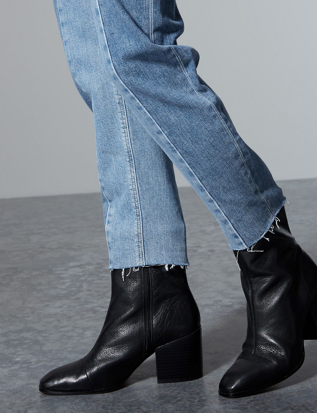 Seamed Straight Leg Jeans 6 of 6
