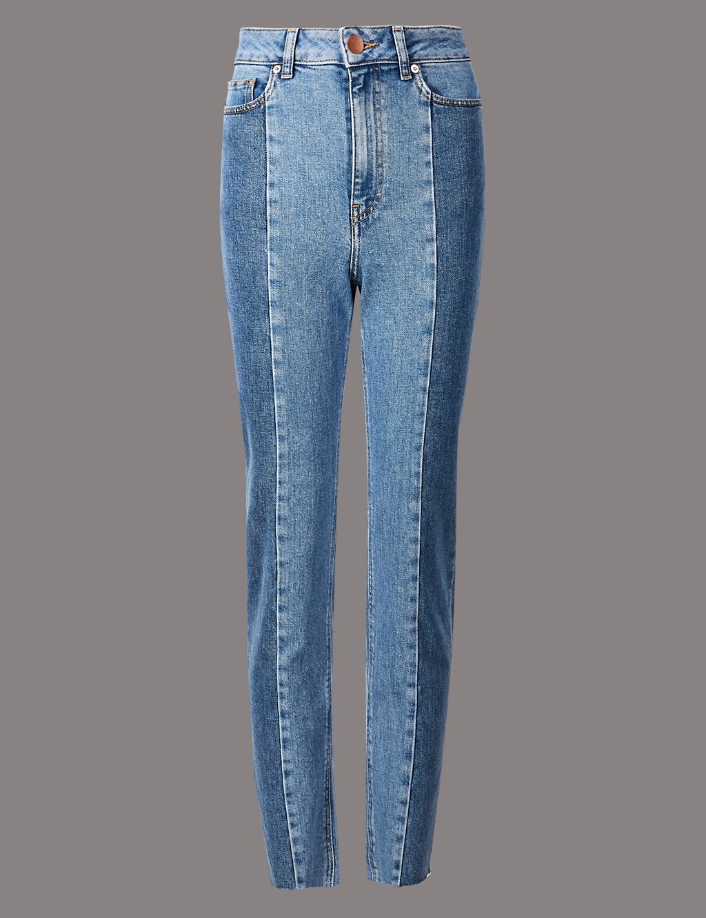 Seamed Straight Leg Jeans 1 of 6
